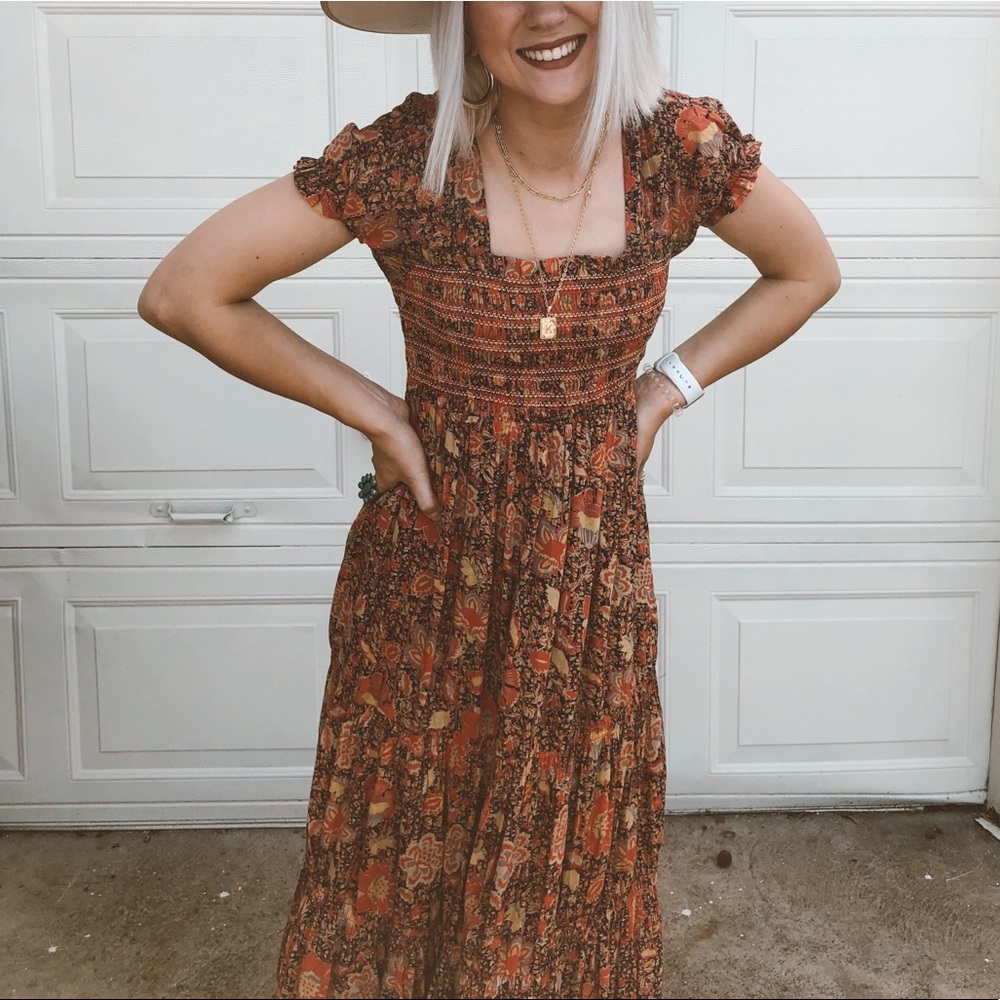 Free people getaway maxi dress size XS